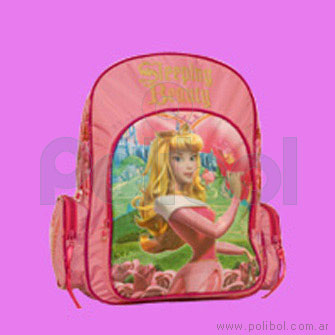 Mochila Princesas. Espalda 17