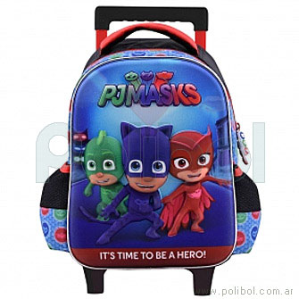 Mochila carro Pjmasks 41 Footy |056760| - Polibol