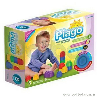 Bloques blandos (pack de 8) para bebés