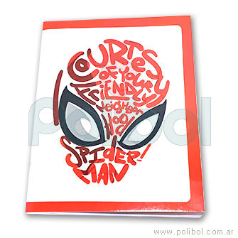 Cuaderno N3 Spiderman