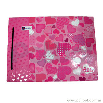 Carpeta de dibujo N5 corazones