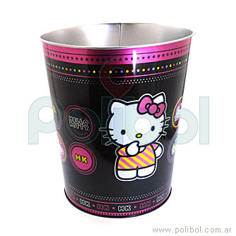 Papelero de lata Hello Kitty