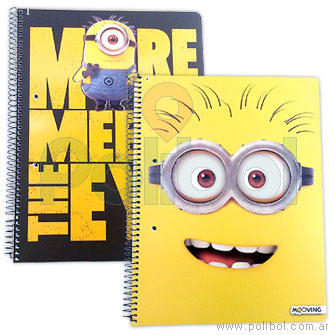 Cuaderno universitario Minions