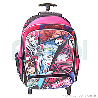 Mochila Carro Monster High 49 cm