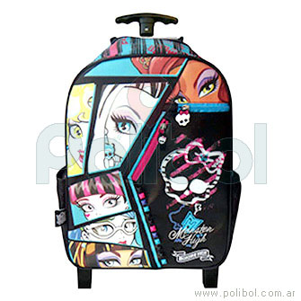 Mochila Carro Monster High 45 cm |059017| - Polibol