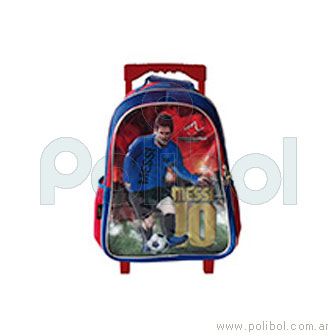 Mochila Messi carro 50 cm.