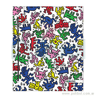Carpeta N3 Keith Haring
