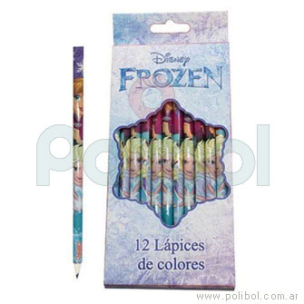 Lápices de colores x12 Frozen