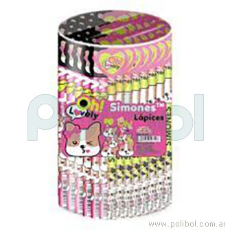 Lápiz con goma Simones