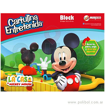 Block Cartulinas Mickey