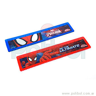 Regla Spiderman 15 cm