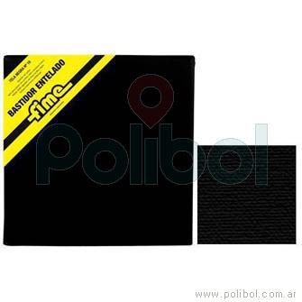 Bastidor de tela negra 24 x 30 cm.