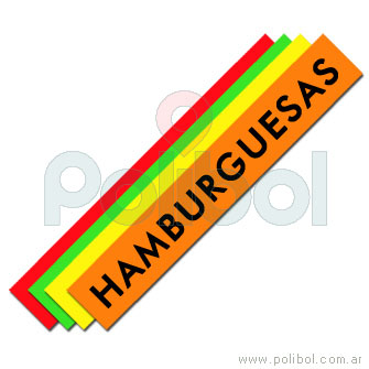 Faja de hamburguesas.