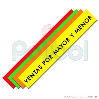 Faja de ventas por mayor y menor.