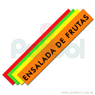 Faja de ensalada de frutas.