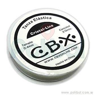 Tanza eslástica 0.4 mm