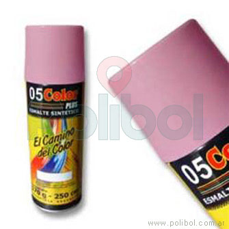 Esmalte sintetico, color rosa pastel.