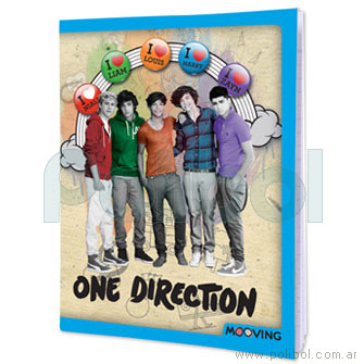 Cuaderno 16x21 One Direction