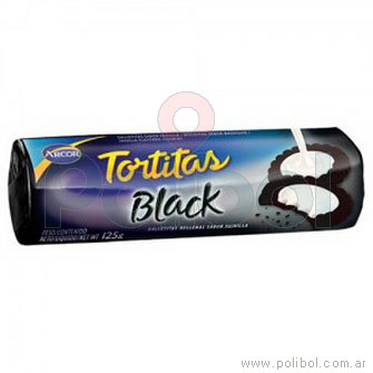 Galletitas Tortitas Black sabor chocolate