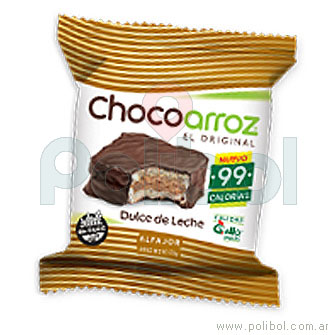 Alfajor Chocoarroz Dulce de Leche