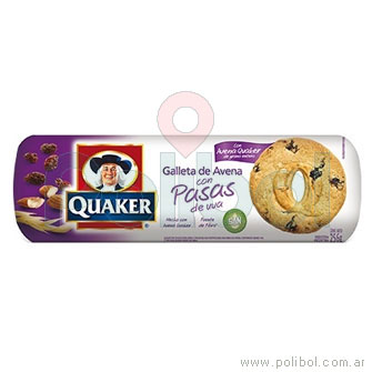 Galletitas de avena con pasas 256 gr