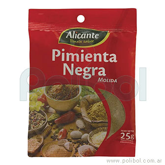 Pimienta negra molida