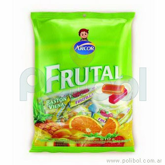 Caramelos Frutal bastón Viena