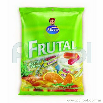 Caramelos Frutal bastón Viena