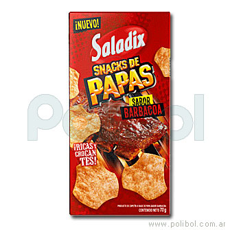 Snacks de papas Barbacoa