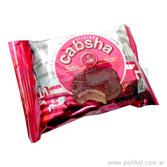 Alfajor recubierto de chocolate con leche