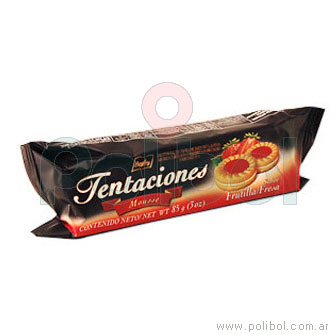 Galletitas Tentaciones sabor Frutilla