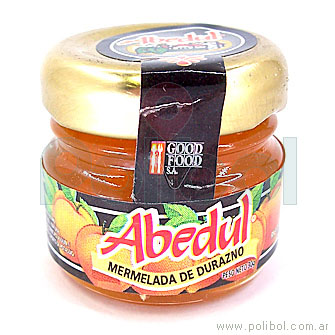 Frasquitos de mermelada de Durazno
