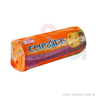 Galletitas dulces con pasas 134gr.