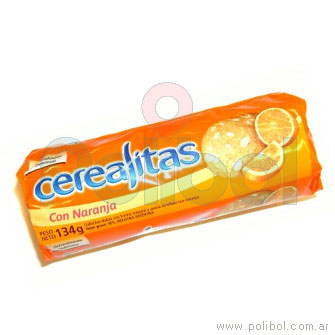 Galletitas dulces sabor naranja 134gr.