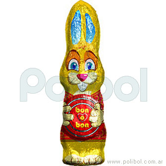 Conejo de pascua de chocolate