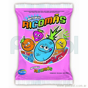 Caramelos surtidos ricomás 600 gr.