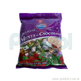 Caramelos de menta y chocolate 715 gr.
