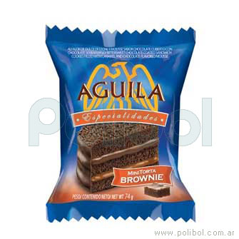 Alfajor minitorta brownie