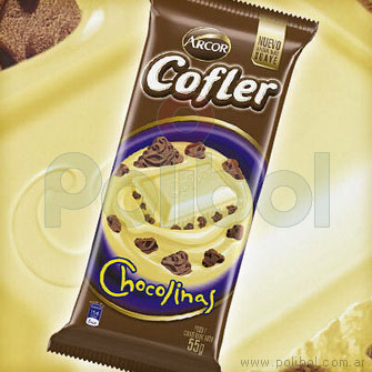 Chocolate blanco con galletitas