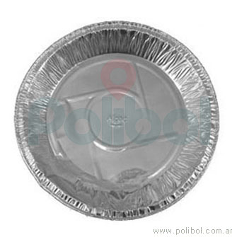 Plato de aluminio P20. Caja x 600 unidades.-