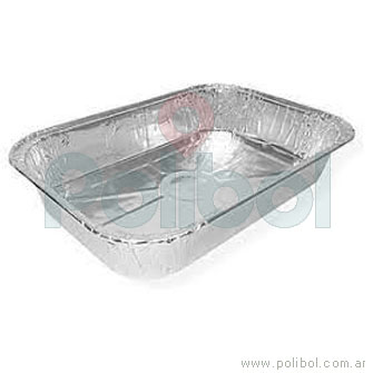 Bandeja de aluminio F200 (B4). Caja x 150 unidades.-