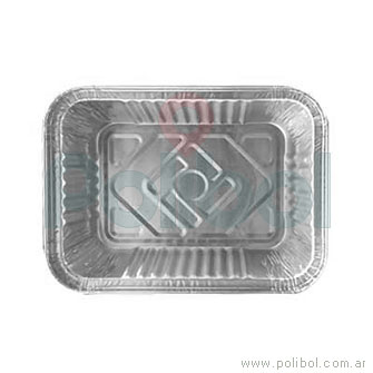 Bandeja aluminio F275 (R3). Caja x 400 unidades.-