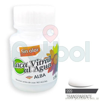 Laca Vitral al Agua Transparente 999