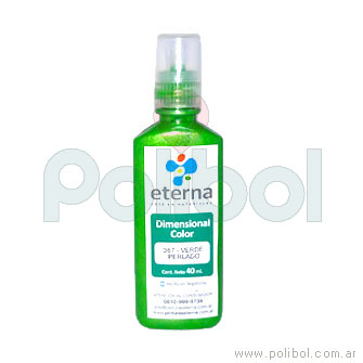 Dimensional Glitter 40ml. Verde Perlado 367