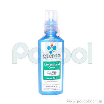 Dimensional Glitter 40ml. Azul Perlado 350