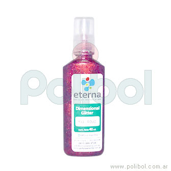 Dimensinal 40ml Glitter Rojo 193