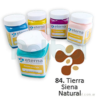 Pintura para tela 84 Tierra Siena Natural x 250