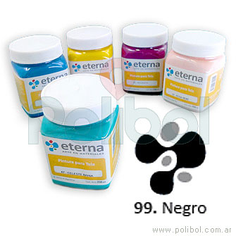 Pintura para tela 99 Negro x 250