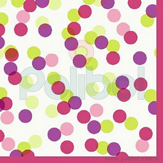 Servilletas Tissue 3 pliegos Dancing dots