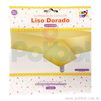 Mantel liso dorado